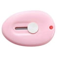 thumbnail image 1 of LuxeLiving Mini Portable Utility Knife, 6x4cm Plastic for Opening Couriers Paper, Keychain Design Safe Easy to Carry, Student Office Tool, 1 of 2