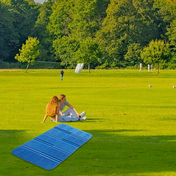 LuxeLiving Outdoor Seat Cushion, Foldable & Portable with 10 Folding Sides, Three Thick Layers, Suitable for Parks & Picnic