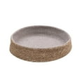 thumbnail image 1 of LuxeLiving Rattan Weaving Pet Bed & Storage Basket, Round Semi-enclosed Scratch-Resistant with Cushion, for Home Pet Rest, 1 of 2