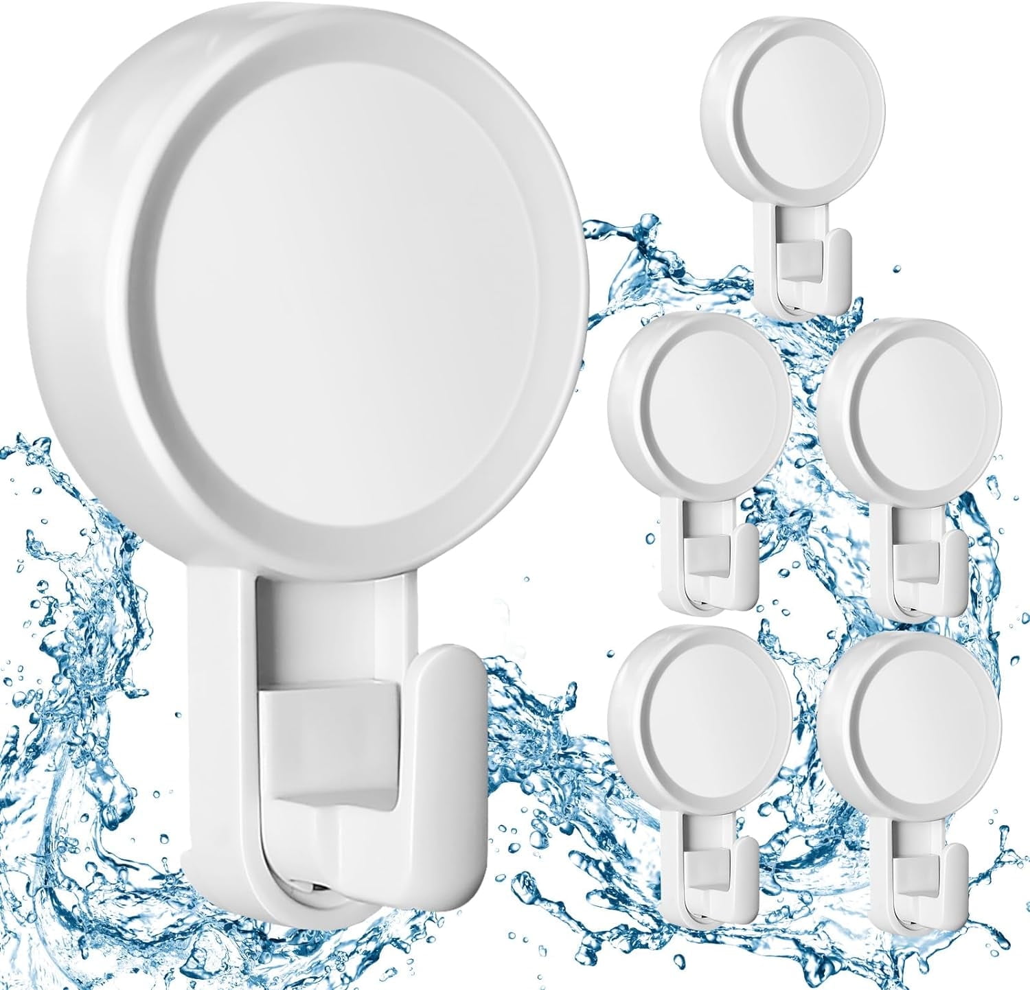 Luxear Suction Hooks, Heavy Duty Suction Hooks Hold up to 11LB ...