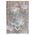 thumbnail image 1 of Luxee Designs Alexandria Bordered Pattern 2X6 Runner Rug for Entryway Indoor Boho Rugs - Gray/Gold, 1 of 5