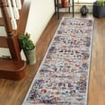 thumbnail image 1 of Luxee Designs Alexandria Bordered Pattern 3x11 Runner Rug for Entryway Indoor Boho Rugs - Ivory, 1 of 9