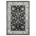 thumbnail image 1 of Luxee Designs Alexandria Bordered Pattern 7x7 Round Area Rug for Living Room Indoor Boho Rugs - Black, 1 of 5