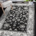 thumbnail image 1 of Luxee Designs Alexandria Bordered Pattern 8x10 Area Rug for Living Room Indoor Boho Rugs - Black, 1 of 10