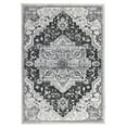 thumbnail image 1 of Luxee Designs Alexandria Collection Medallion Pattern Area Rug 4x6, Rectangular Low Pile High Traffic Area Rugs for Living Room, Kitchen, Bedroom - Dark Gray, 1 of 4