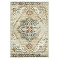 thumbnail image 1 of Luxee Designs Allure 9x12 Area Rug, Low Pile Medallion Rugs for Living Room, Bedroom, Kitchen, High Traffic - Gold, 1 of 5