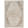 thumbnail image 1 of Luxee Designs Alpine 10x14 Area Rug, Low Pile Stain Resistance Medallion Rugs for Living Room, Dining Room, Bedroom, Kitchen, Office - Light Cream, 1 of 6