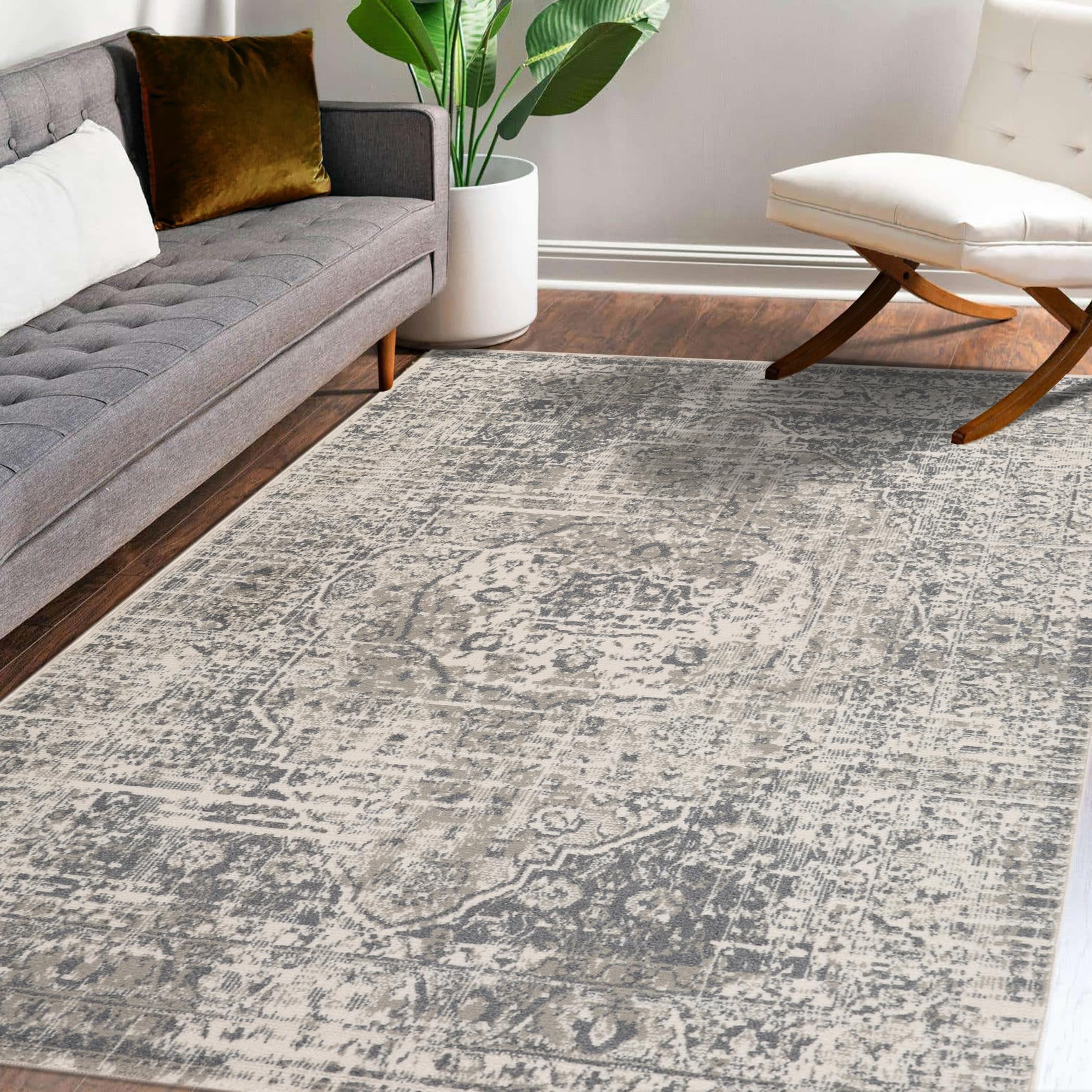 Luxee Designs Alpine Collection – 2×3 ft – Traditional Medallion Area ...