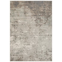 Luxee Designs Alpine 5x7 Area Rug, Low Pile Stain Resistance Abstract Rugs for Living Room, Dining Room, Bedroom, Kitchen, Office - Gray
