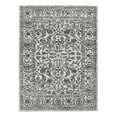 thumbnail image 1 of Luxee Designs Alpine Round Area Rug, Low Pile Stain Resistance Bordered Rugs for Living Room, Dining Room, Bedroom, Kitchen, Office - Dark Gray, 1 of 6