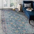 thumbnail image 1 of Ethereal  Vintage Turquoise Area Rug - 8'11"x11'11", 1 of 10