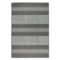 thumbnail image 1 of Luxee Designs Maryland Collection 6x9 Area Rug, Indoor/Outdoor Striped Pattern Rugs for Living Room, Dining Room, Bedroom, Kitchen, Office (6.6x9.10) - Silver, 1 of 5