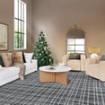thumbnail image 1 of Luxee Designs Paradise Collection – 5×8 ft – Farmhouse Geometric Area Rug – Hand-Woven Wool/Viscose/Polyester Blend, Medium Pile, Soft & Durable – Gray, 1 of 6