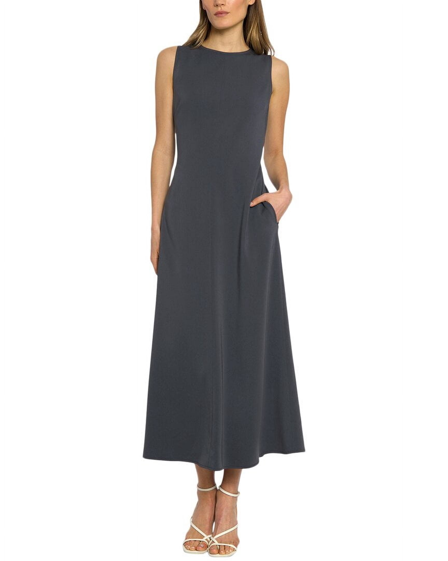 Luxely womens Midi Dress, 12, Grey - Walmart.com