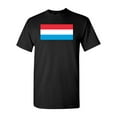 thumbnail image 1 of Luxembourg Country Flag Adult DT T-Shirt Tee, 1 of 2