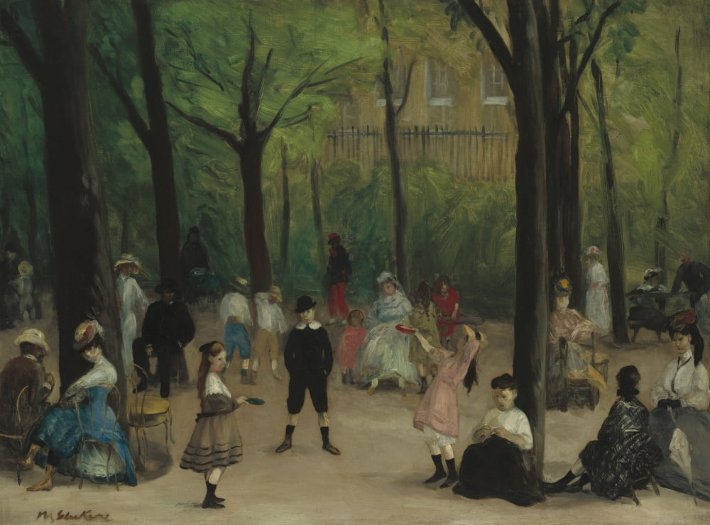 Luxembourg Gardens Canvas Art - (36 x 24)