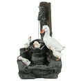 thumbnail image 1 of Luxen Home Resin Duck Family Outdoor Patio Fountain, 1 of 8