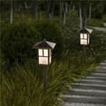 thumbnail image 1 of Luxen Home Set of 2 Pagoda Solar Pathway Lights, 1 of 1