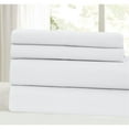 thumbnail image 1 of LuxenHome 4pc Microfiber Sheet Set Solid White King, 1 of 2