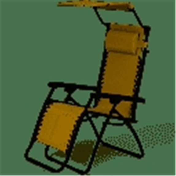 Luxen Home Zero Gravity Chair Blue