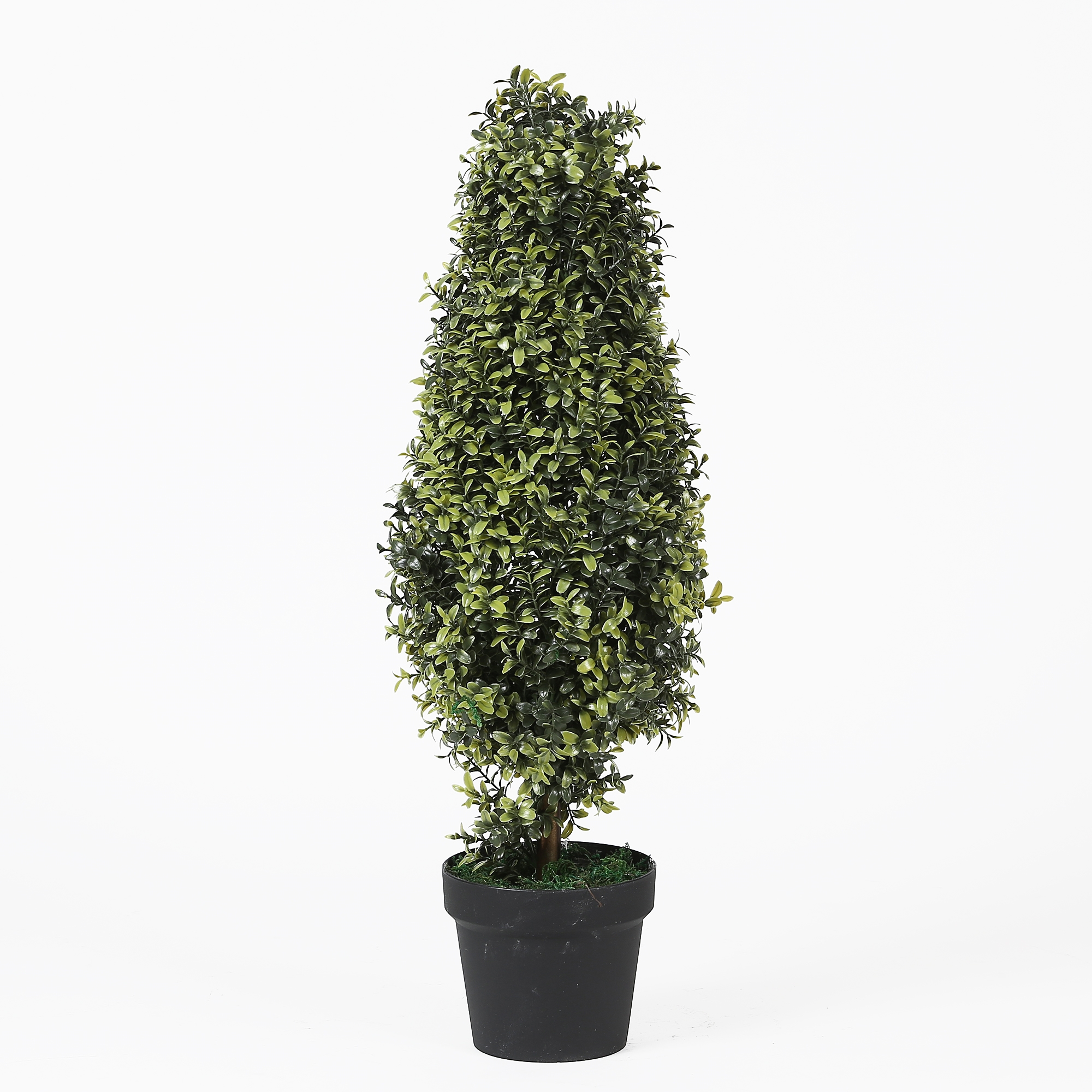 LuxenHome 2.5-Ft Artificial Orchid Tree Topiary, Potted, Indoor Decoration