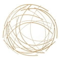 thumbnail image 1 of LuxenHome 25"H Abstract Round Wall Décor with Iron Sticks in Gold, 1 of 8