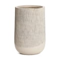 thumbnail image 1 of LuxenHome Wood‑Look Textured MgO Planter, 27.2" Tall Beige Decorative Garden Pot, Indoor & Outdoor, 1 of 5