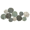 thumbnail image 1 of LuxenHome Multi-Color Metal Flowers Modern Wall Decoration for Bedroom, Living Room, Dining Room, 1 of 8