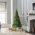 thumbnail image 1 of LuxenHome 5Ft Holiday Artificial Pampas Grass Tree in Green, 1 of 9