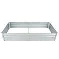 thumbnail image 1 of LuxenHome 6-foot x 3-foot Galvanized Rectangular Raised Garden Bed, 1 of 10