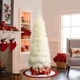 thumbnail image 1 of LuxenHome 6Ft Holiday Slim Artificial Pampas Grass Tree in Natural Ivory, 1 of 9