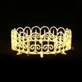 thumbnail image 1 of LuxenHome 8-Piece Light Show Arched Fence Design Outdoor Decoration, 1 of 10