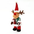 thumbnail image 1 of LuxenHome Animated Singing 16" Tall Moose Holiday Decoration, Battery Operated, 1 of 9
