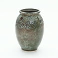 thumbnail image 1 of LuxenHome Antiqued Terracotta Jar Vase, Rustic 17-Inch Green & Brown Flower Holder, 1 of 10