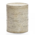 thumbnail image 1 of LuxenHome Beige and Brown MgO 13.6-Inch Round Outdoor Side Table, 1 of 9