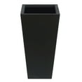 thumbnail image 1 of LuxenHome Black MgO 24.2in. H Tall Tapered Planter, 1 of 10