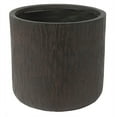 thumbnail image 1 of LuxenHome Brown MgO 13in. H Round Planter, 1 of 5