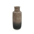 thumbnail image 1 of LuxenHome Brown Ombre Terracotta Narrow 15 Inch Tall Vase, 1 of 6