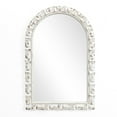 thumbnail image 1 of LuxenHome Distressed White Arch Rectangle 36-Inch Tall Wall Mirror, Accent and Vanity, 1 of 9
