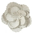 thumbnail image 1 of LuxenHome Distressed White Metal Flower Wall Decor, 1 of 6