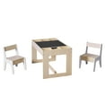 thumbnail image 1 of LuxenHome Drawing and Activty Board Children Table with 2 Chairs Set, 1 of 9