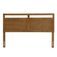 thumbnail image 1 of LuxenHome Farmhouse Double Panel Wood Headboard (Queen), 1 of 11