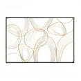 thumbnail image 1 of LuxenHome Gold and Black Abstract Metal Rectangular Metal Wall Decor, 1 of 8