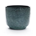 thumbnail image 1 of LuxenHome 15.75" Dia Large Ceramic Planter Pots for Plants, Teal Green Glazed Round Planter with Drainage, 1 of 8