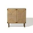 thumbnail image 1 of LuxenHome 31" Sideboard Buffet Cabinet with Storage, Seagrass Boho Accent Cabinet, Mid Century Modern Small Sideboard Storage Cabinets for Kitchen, Living Room, Entryway, 1 of 10