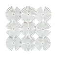 thumbnail image 1 of LuxenHome Modern Iron Metal Seashell Wall Decor in White and Gold, 1 of 6