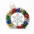 thumbnail image 1 of LuxenHome 3Ft Tall Ornament and Snowflake Wreath Outdoor Holiday Decoration with Lights, 1 of 11