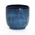 thumbnail image 1 of LuxenHome 12" Dia Large Ceramic Planter Pots for Plants, Teal Blue Glazed Round Planter with Drainage, 1 of 8