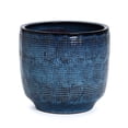 thumbnail image 1 of LuxenHome 15.75" Dia Large Ceramic Planter Pots for Plants, Teal Blue Round Glazed Planter with Drainage, 1 of 8