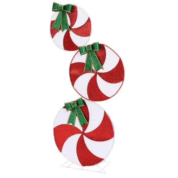 Peppermint Candy Christmas Lighted LED Indoor Outdoor Holiday Decoration